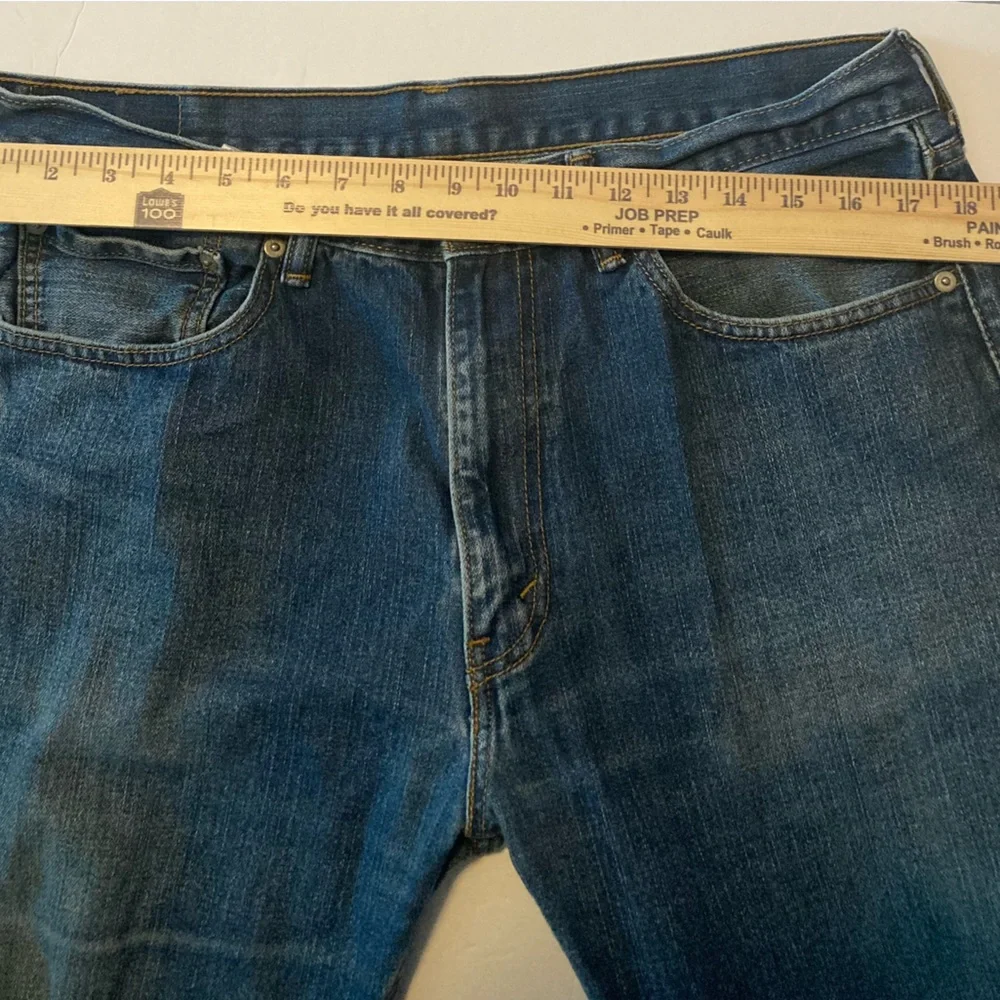 Levi's 505 Mens SZ 36W 32LBlue regular fit Jeans with Faded Denim Look